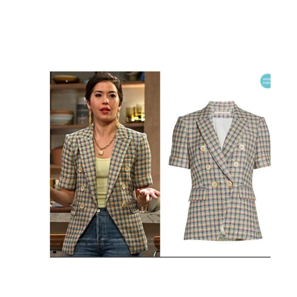 Veronica Beard 2 Piece Colorful Matching Set Jenny Dickey Jacket & Kimm Shorts - Picture 5 of 16